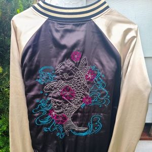 Hot Topic Koi/Skull Jacket